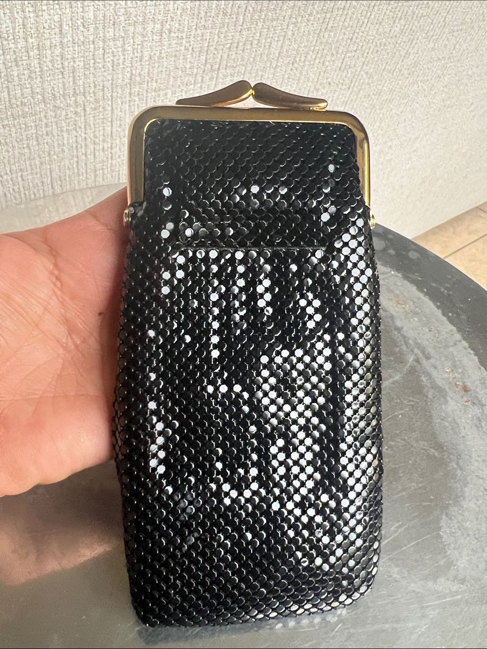 Whiting & Davis vintage mesh metal bag